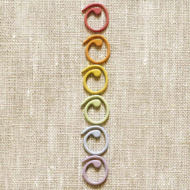 Colourful Split Ring Stitch Markers - Cocoknits