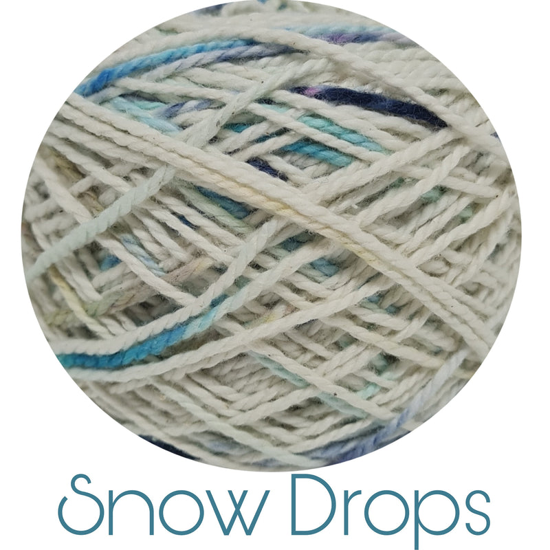 MoYa DK Variegated - Snow Drops - 100% cotton