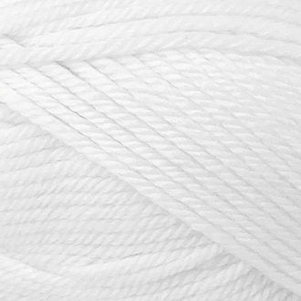 Peppin #4 Aran/Worsted/10ply - 1001 White - 100% Wool
