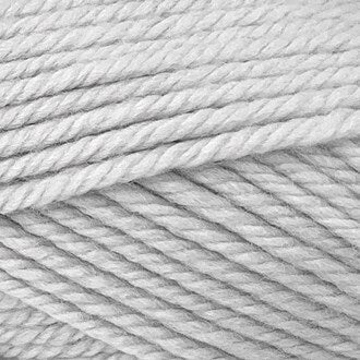 Peppin #4 Aran/Worsted/10ply - 1034 Silver - 100% Wool