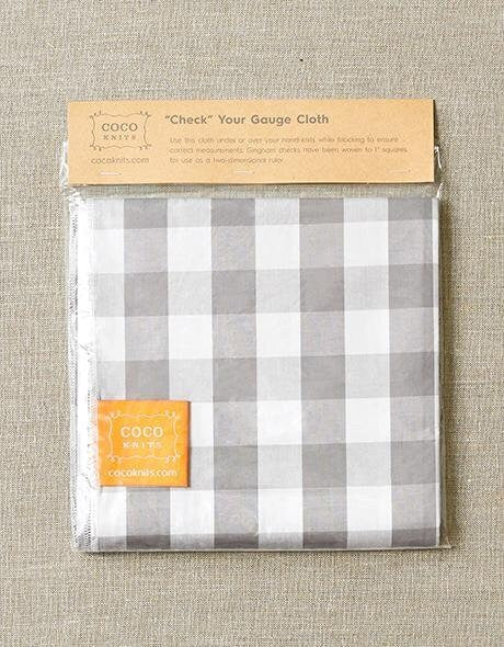 Check Your Gauge Cloth - Cocoknits