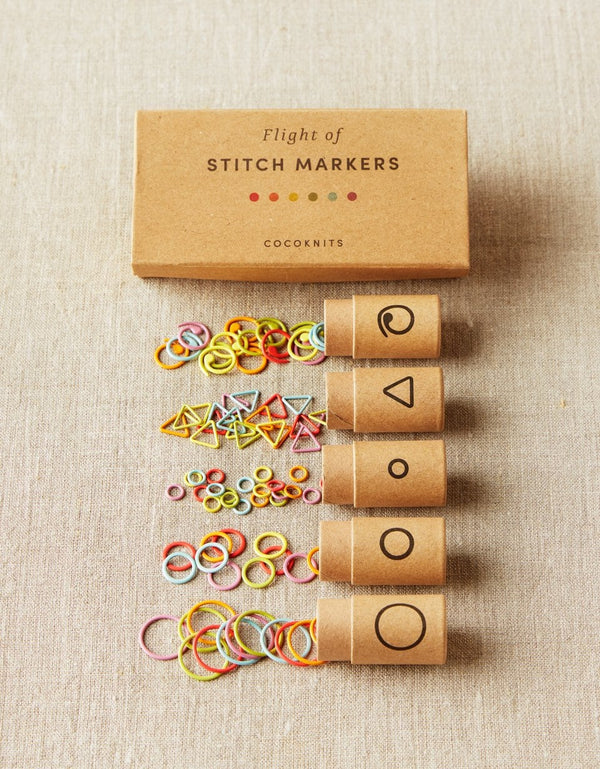 Flight of the Stitch Markers - Cocoknits